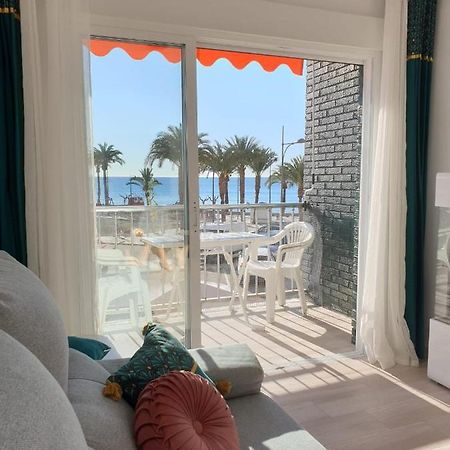 Vistas Al Mar Desde La Playa De El Rihuete En Puerto De Mazarron Apartment Bagian luar foto
